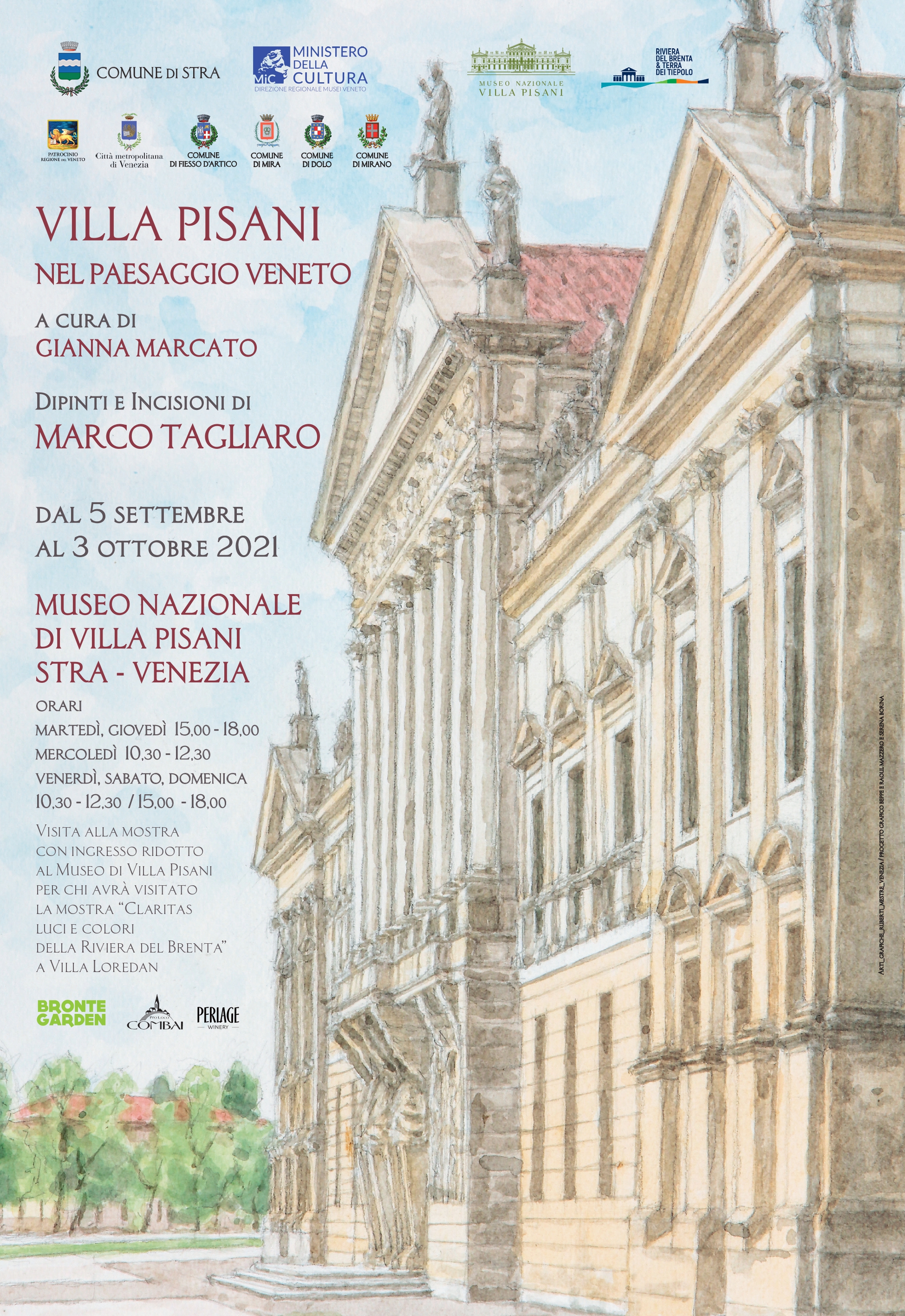 MUSEO NAZIONALE DI VILLA PISANI A STRA | DUE VILLE, DUE MOSTRE Museo nazionale di Villa Pisani e Villa Loredan | Opere di Marco Tagliaro